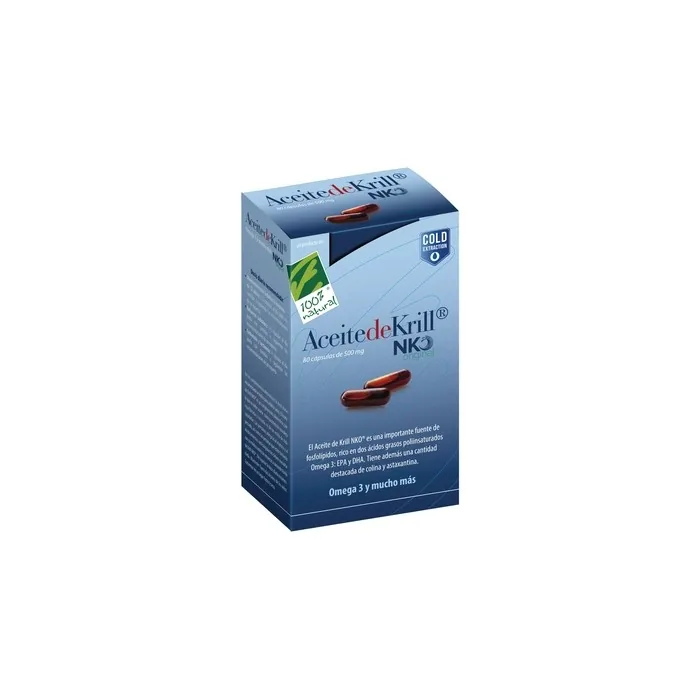 100 Natura Krill Oil Nko 80 Capsules Of 500 Milligrams