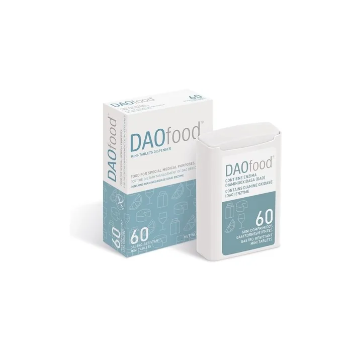 Daofood For The Dietary Management Of Dao Deficiency Dispenser 60 Mini Gastroresistant Tablets Dao Enzyme