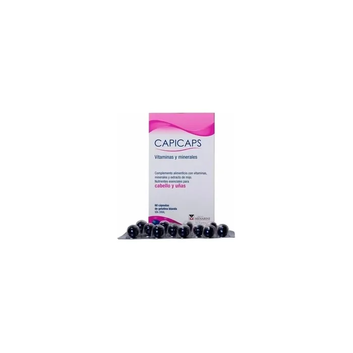 Menarini Menarini Capicaps Hair And Nails 60 Capsules