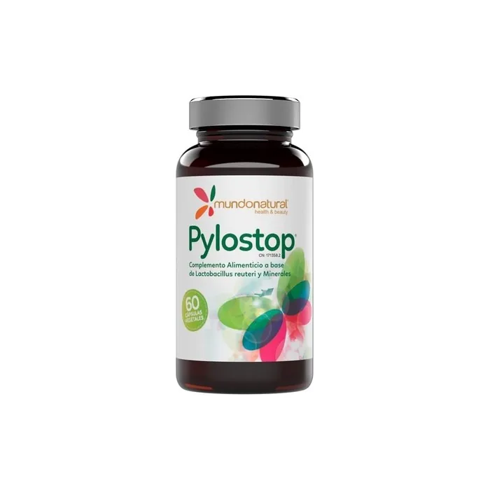 Mundonatural Pylostop Dietary Supplement 60 Capsules 34g