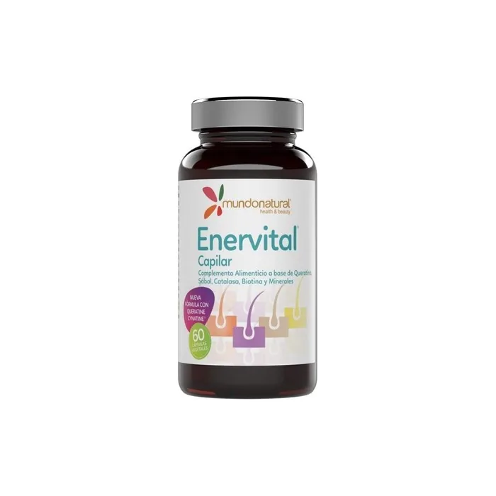 MUNDONATURAL Capillary Enervital 60 Capsules