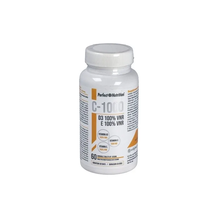 GEN PROFESSIONAL Vitamin C 1000mg with Vitamin E and D3 60 Tablets