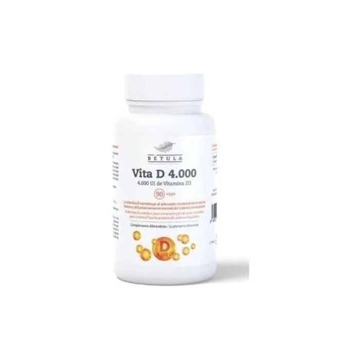 Betula Vitamin D 4000 IU Dietary Supplement 90 Capsules