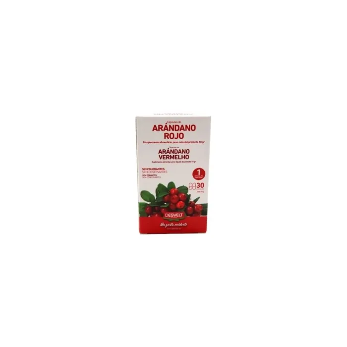 Desvelt Desvelt Red Cranberry 30 Capsules