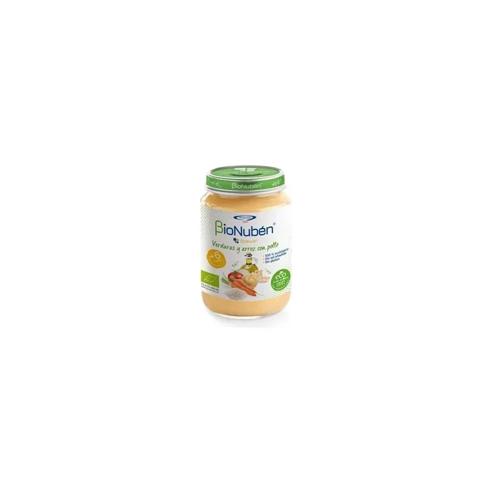 Bionubn Bionuben Ecopur Jar Vegetables And Rice With Chicken 6 Months 250 Grams