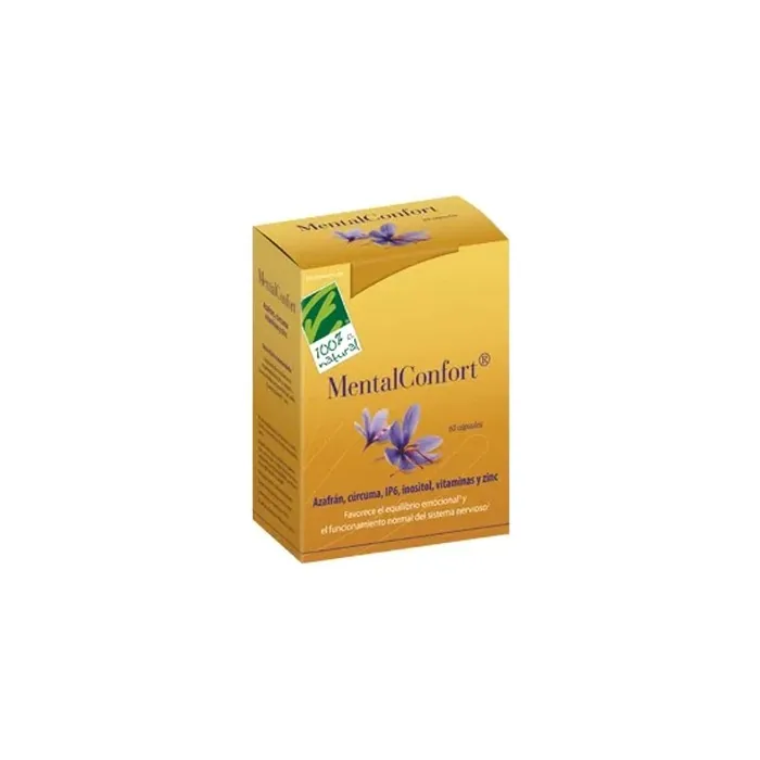 100 Natura Mentalconfort 60 Vegetable Capsules