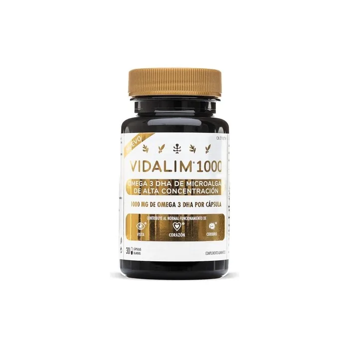 Vidalim 1000mg Omega 3 Dha Microalgae Per Capsule 30 Pearls