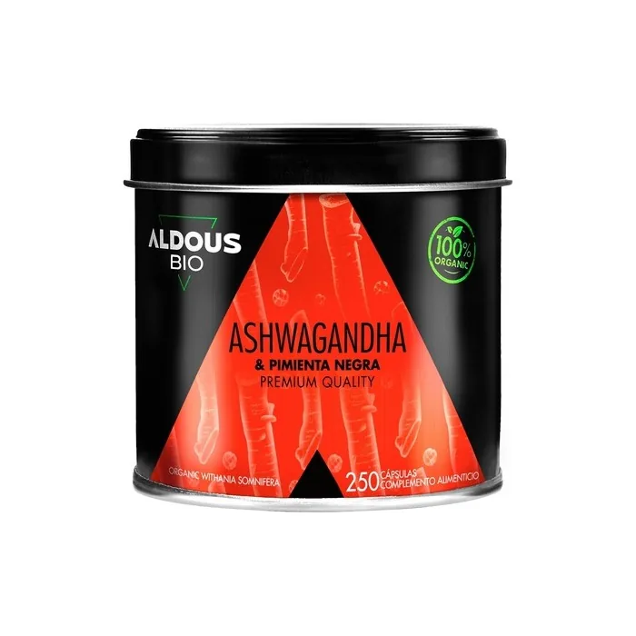 Bio Ashwagandha Capsules 2160mg 250 Capsules With Black Pepper Without Additives Withania Somnifera Highest Absorption Certified Organic Quality