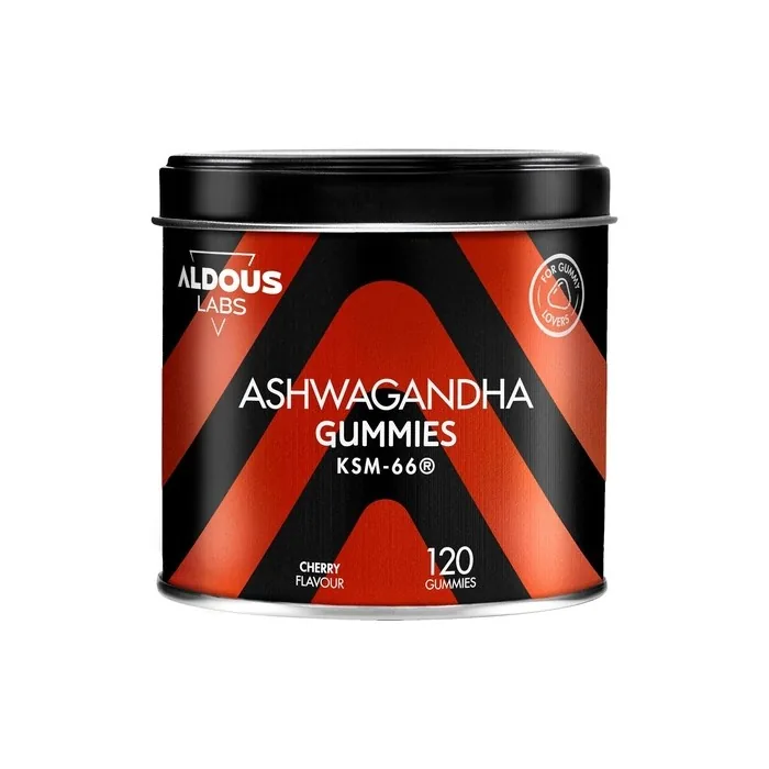 Ashwagandha Gummies 120 Gummies With Cherry Flavor Ksm66 Withania Somnifera For Stress Anxiety And Natural Relaxation Energy & Vitality The Alternative To Capsules