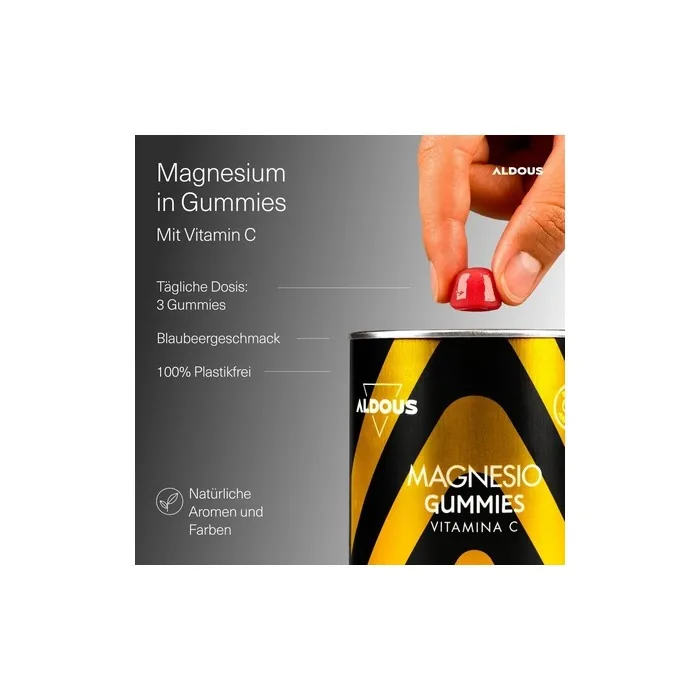 Magnesium Citrate Gummies 1340mg Vitamin C 45mg