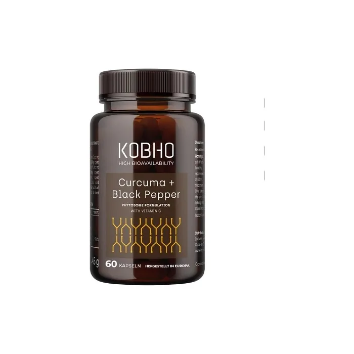 Turmeric Capsules with Black Pepper and Vitamin C - Meriva Curcumin