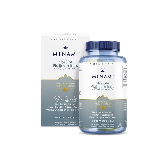 Minami Morepa Platinum Elite Vitamin D3 1000iu 60 Softgels