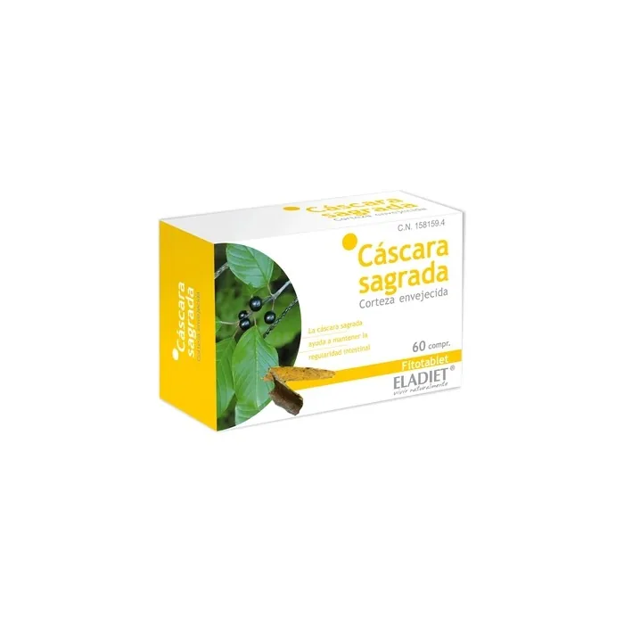 Eladiet Cascara Sagrada 300 Mg 60 Tablets