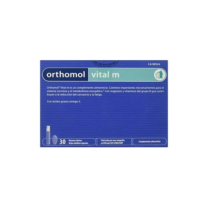 Orthomol Vital M 30 Vials Beb Cobas 30 Drinking Ampoules