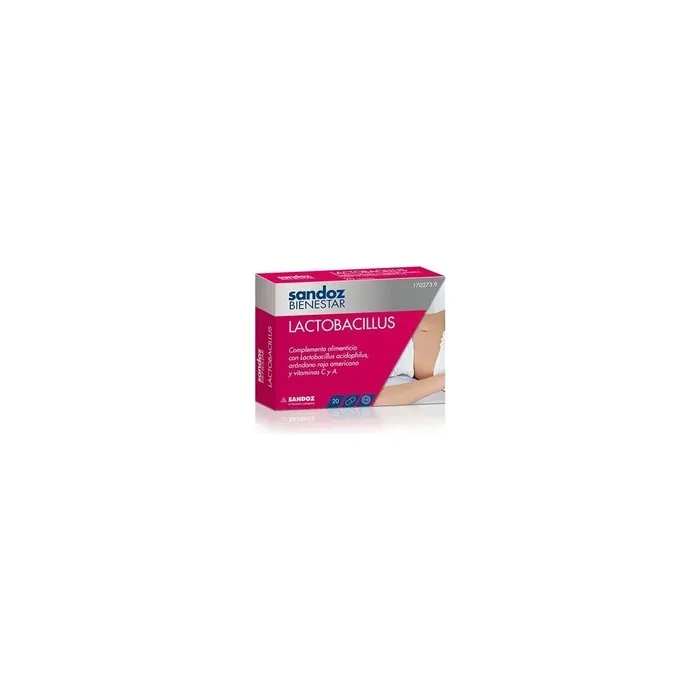 Sandoz Sandoz Bienestar Lactobacillus 20 Capsules