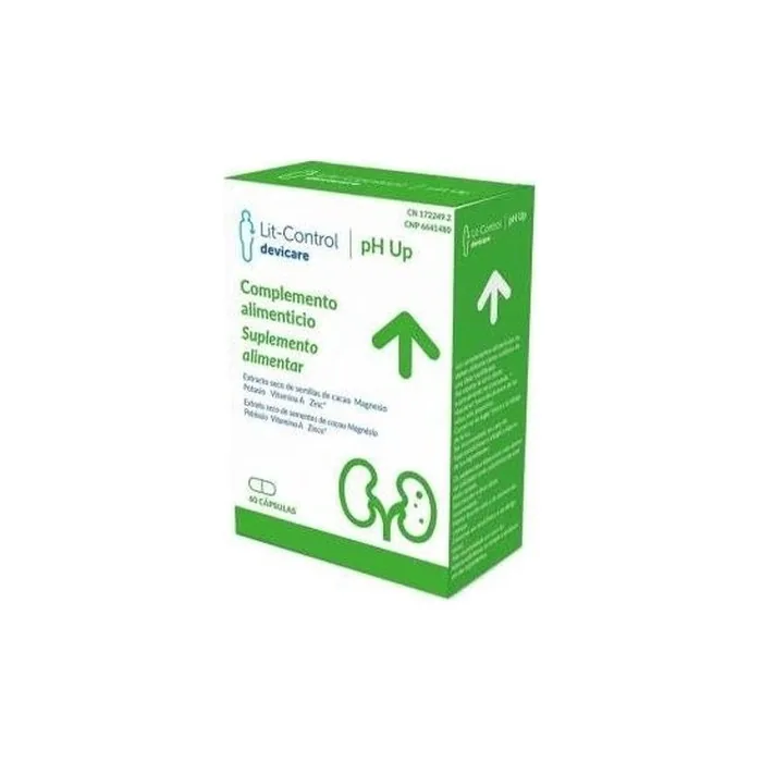 DEVICARE Lit Control pH Up Dietary Supplement 60 Capsules