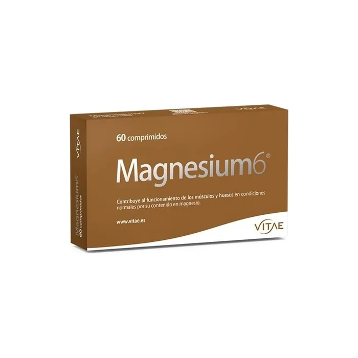 Vitae Magnesium6 60 Tablets with 6 Magnesium Salts Taurine and Vitamin B6