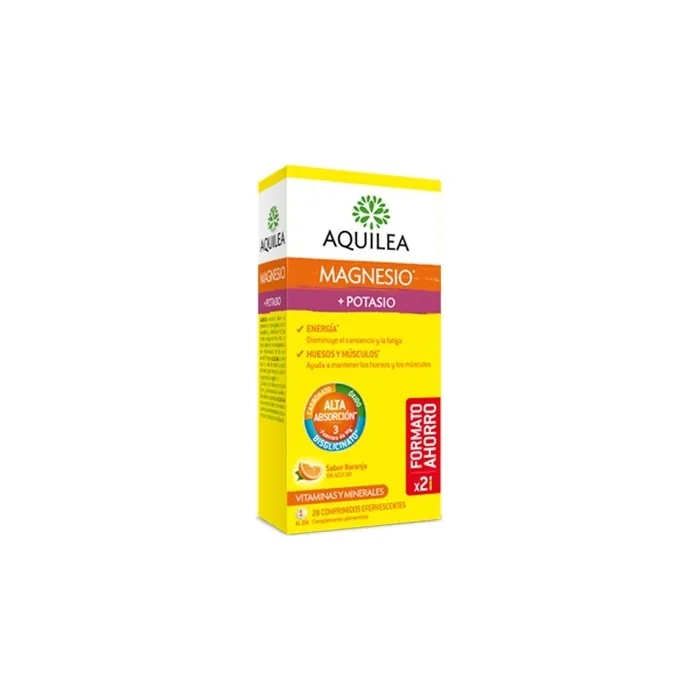 Aquilea Effervescent Magnesium Potassium 28 Tablets