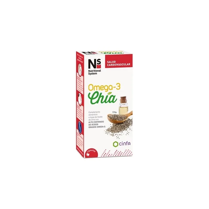 Ns Cardioprotect Omega3 Chia 120 Capsules