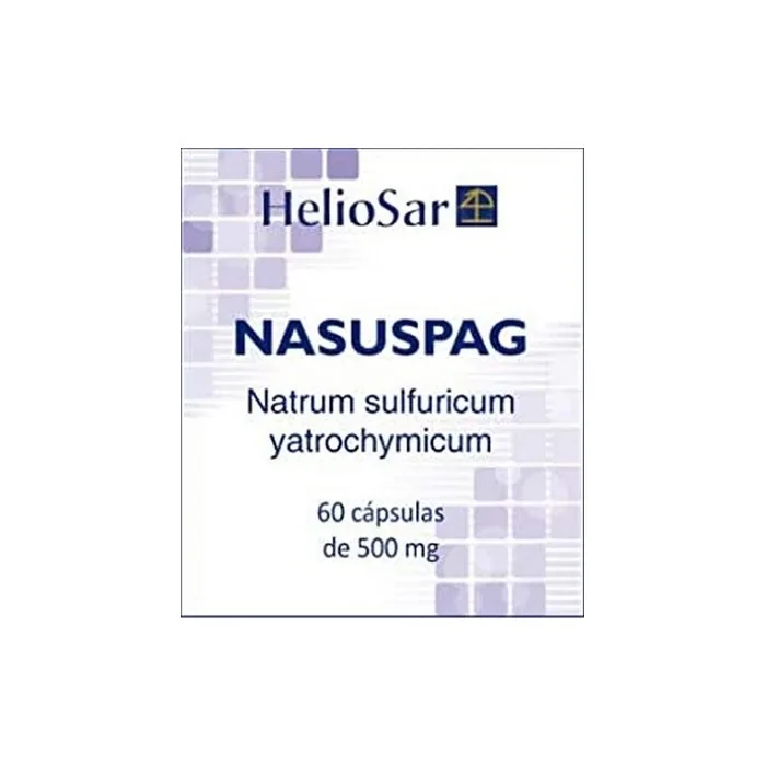 Heliosar Nasuspag Natrum Sulfuricum 60 Capsules