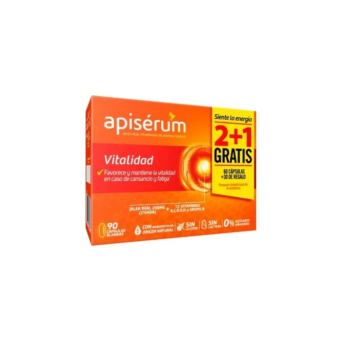 Apisrum Apiserum Vitaminate 3 X 30 Capsules