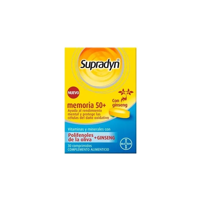 Supradyn Memory 50+ 30 Tablets