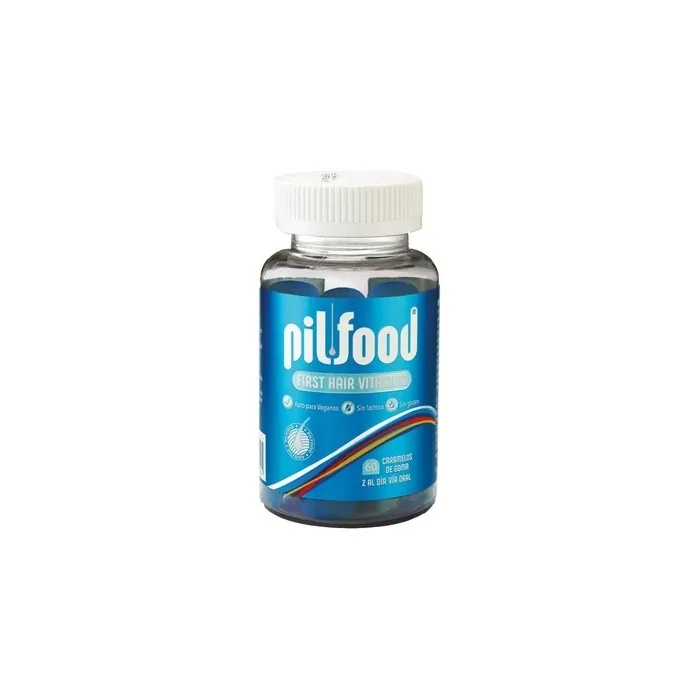 Pilfood Pilfood First Hair Vitamins 60 Gummies Hair Vitamins For Healthy Hair