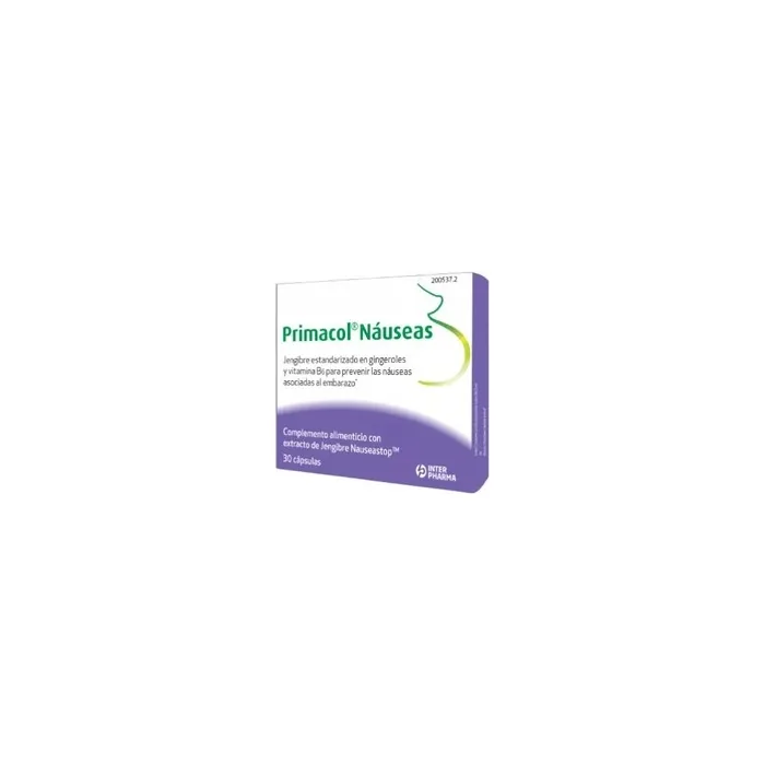 Inter Pharma Primacol Nausea Relief Capsules 30 Count