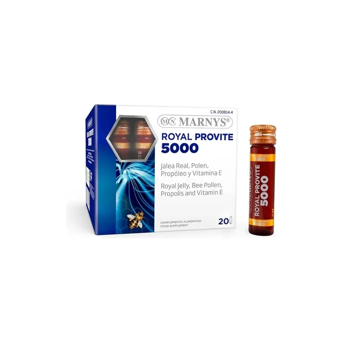 Marny's Pure Real Jelly 3850mg Royal Provite 5000 Maximum Energy for Special Periods 20 Vials 415g