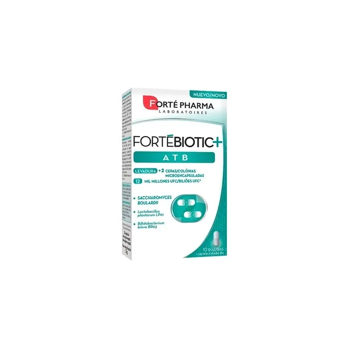 Fort Pharma Fortebiotic Atb 10 Capsules Probiotic Dietary Supplement