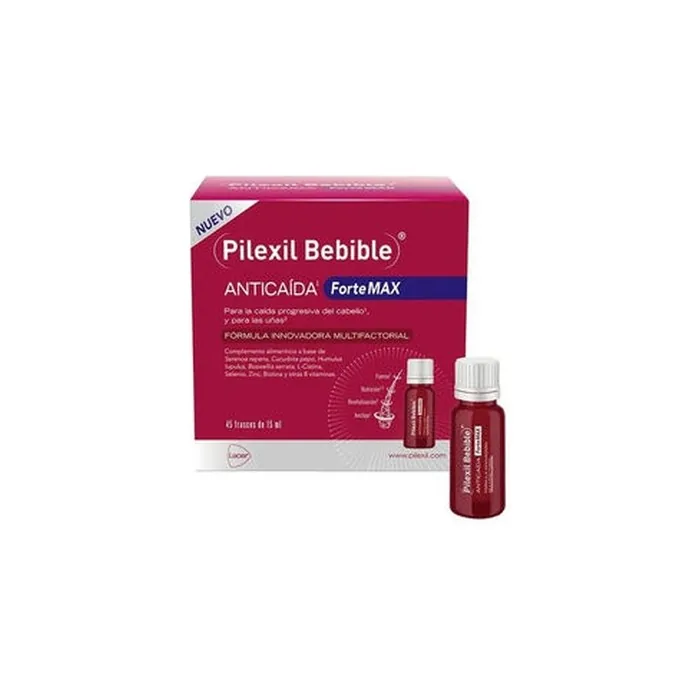Pilexil Forte Max Drinkable Anti-Hair Loss Supplement 675ml - Pack of 45