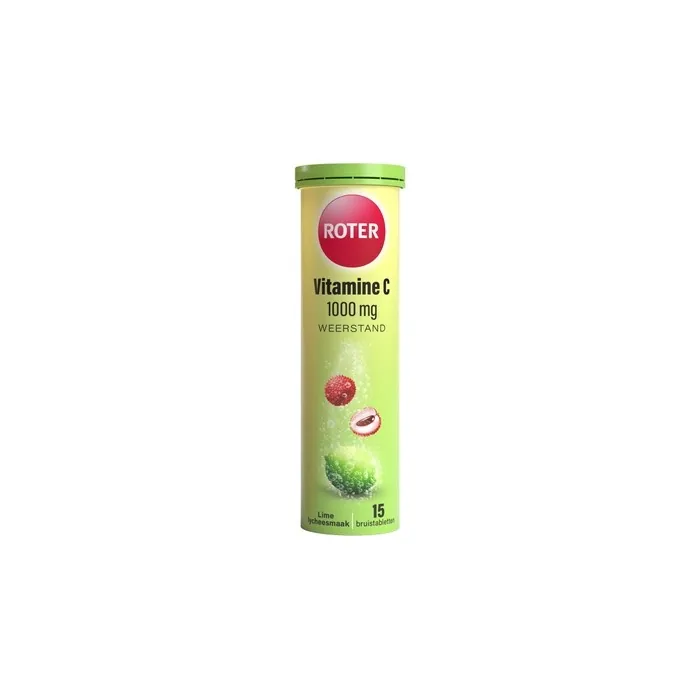 Roter Vitamin C 1000 Mg Bruis Lime/Lychee