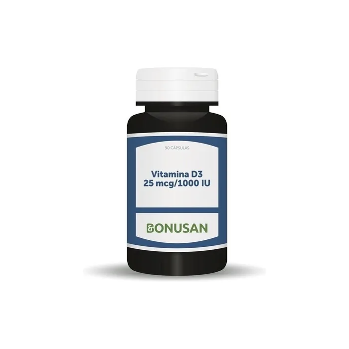BONUSAN Vitamin D3 1000 IU 25 mcg - 90 Capsules