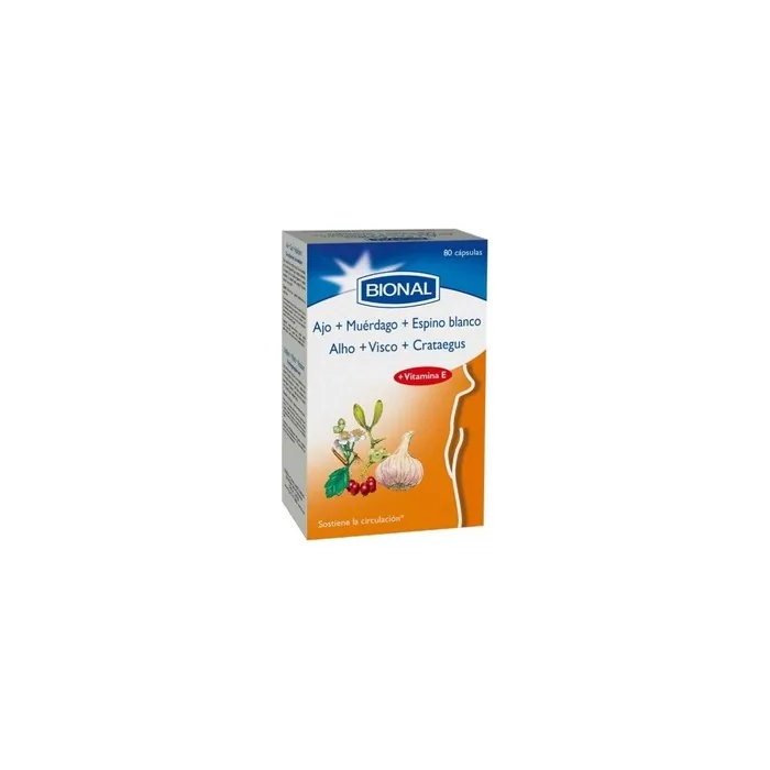 Bional Garlic Mistletoe White Hawthorn 80 Capsules