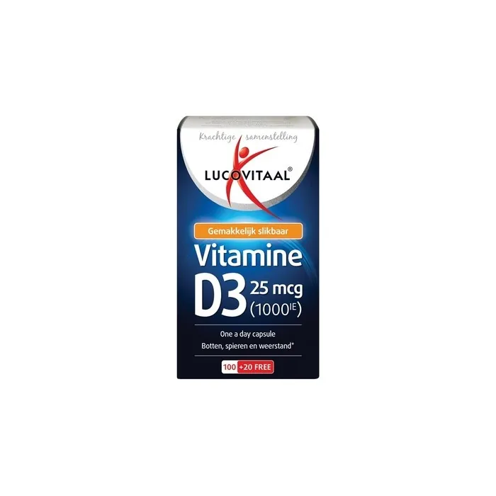 Lucovitaal Vitamin D3 25 Micrograms