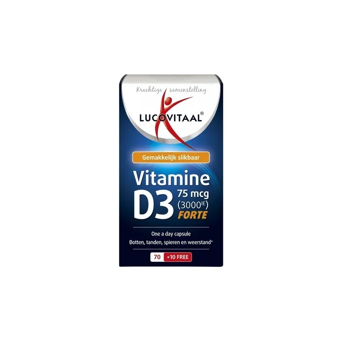 Lucovitaal Vitamin D3 75 Micrograms Forte