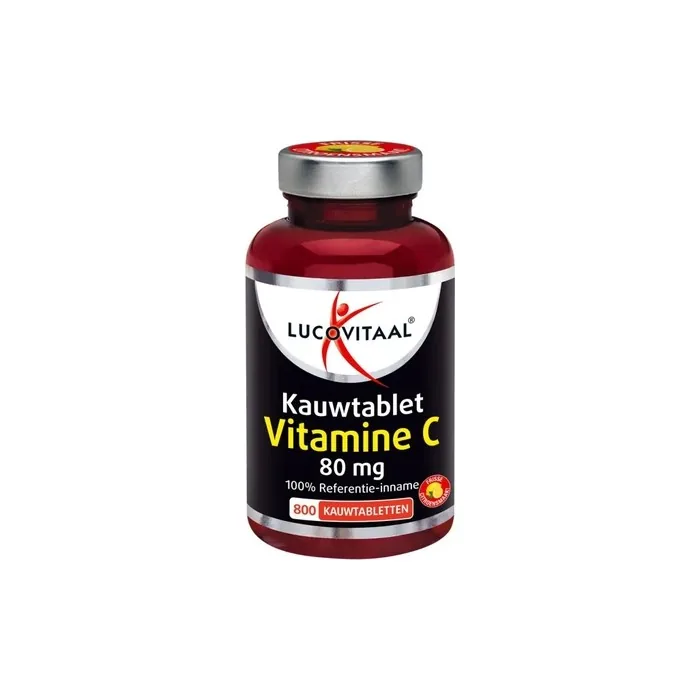 Lucovitaal Vitamin C 80 Mg 800 Chewable Tablets