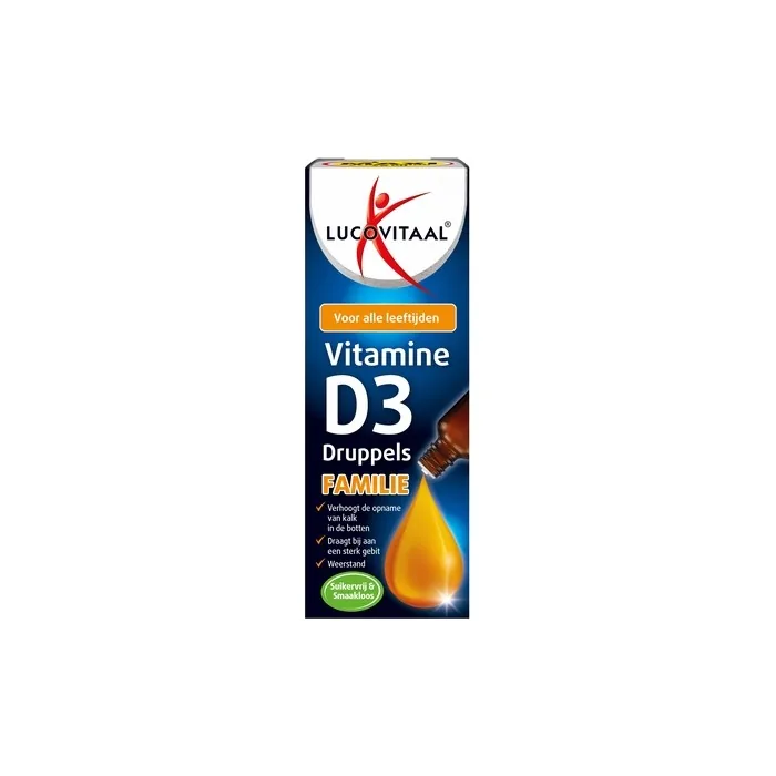 Lucovitaal Vitamin D3 Drops Family - Essential Vitamin D Supplement
