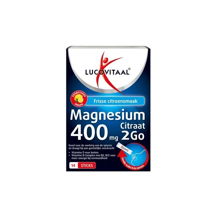 Lucovitaal Magnesium Citrate 400 Mg 2go - Dietary Supplement