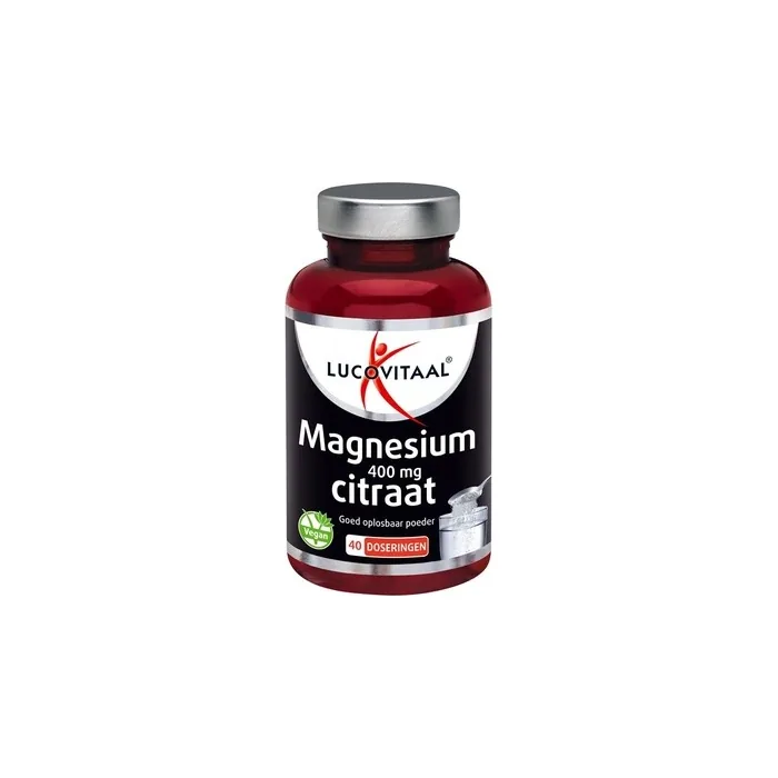 Lucovitaal Magnesium Citrate Powder 400 Mg - Essential Mineral Supplement