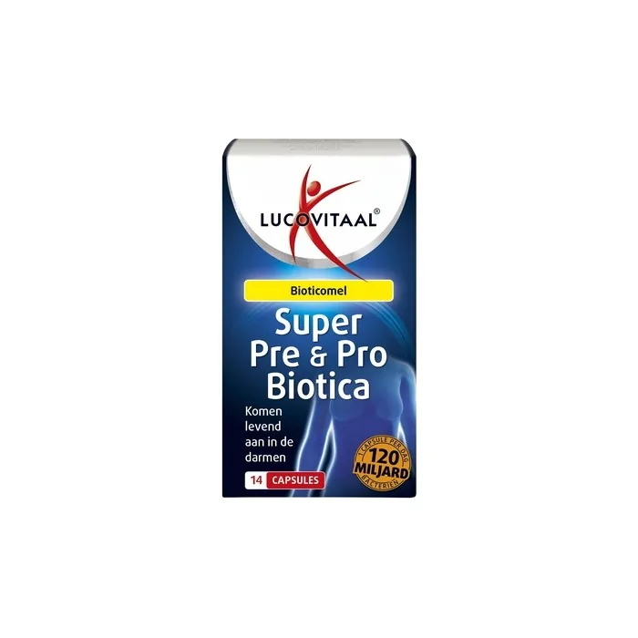Lucovitaal Pre & Probiotics 120 Billion Bacteria - Supports Digestive Health