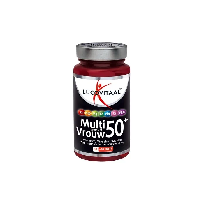 Lucovitaal Multi Compleet Woman 50+ - Comprehensive Multivitamin For Women Over 50