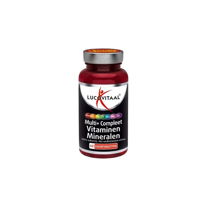 Lucovitaal Multi+ Vitamins & Minerals Chewable Tablets