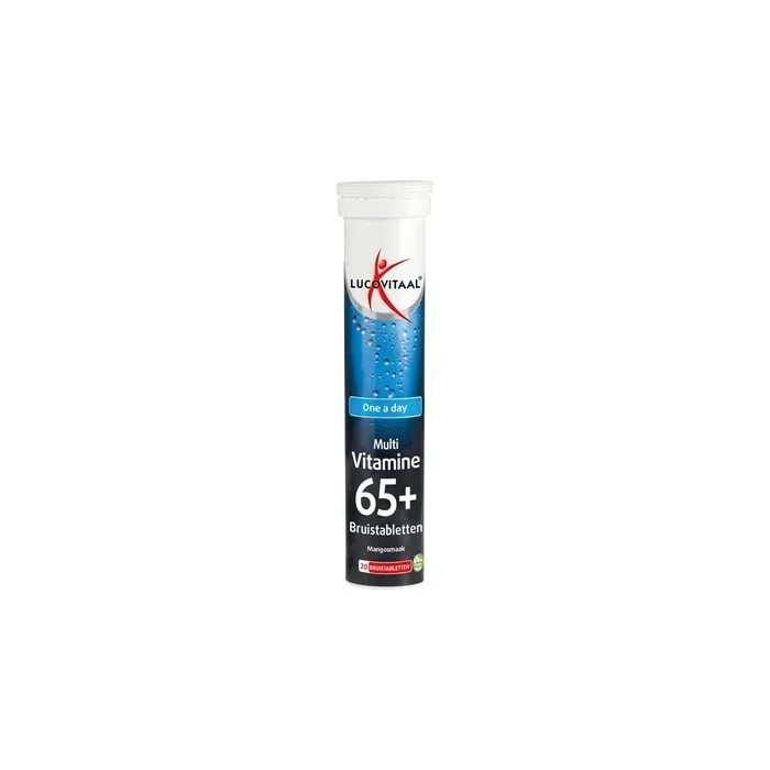 Lucovitaal Multi 65+ Orange Flavor Effervescent Tablet
