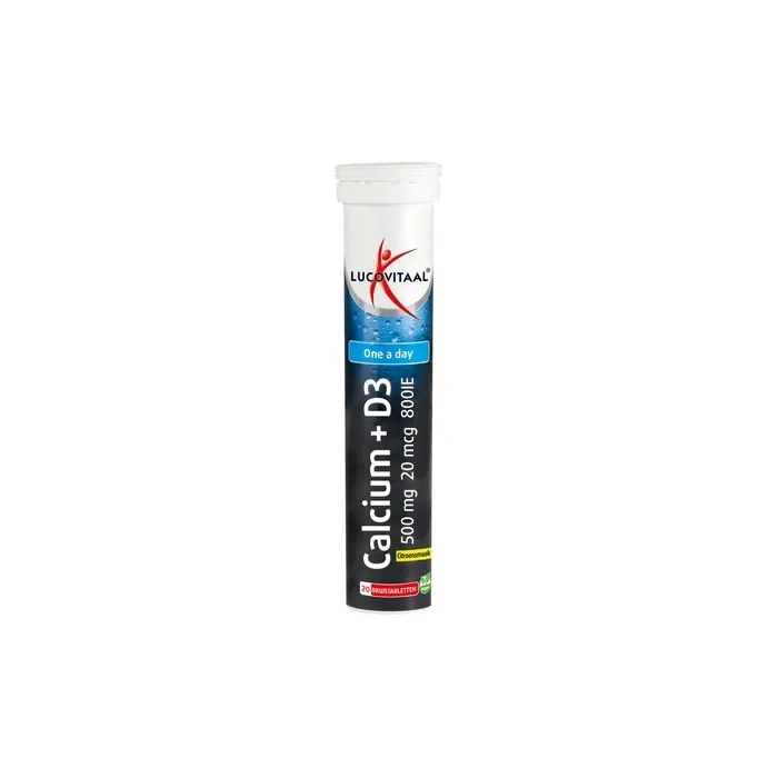 Lucovitaal Calcium D3 500mg Lemon Effervescent Tablet