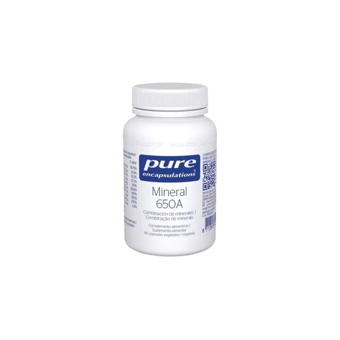 Pure Encapsulations Mineral 650a 60 Capsules