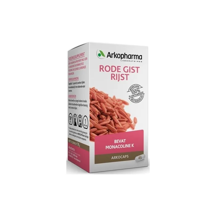 Arkopharma Red Yeast Rice Dietary Supplement 45 Capsules
