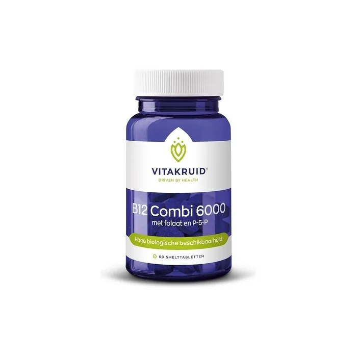 Vitakraut B12 Kombi 6000 with Foat & P-5-P 60 Tablets