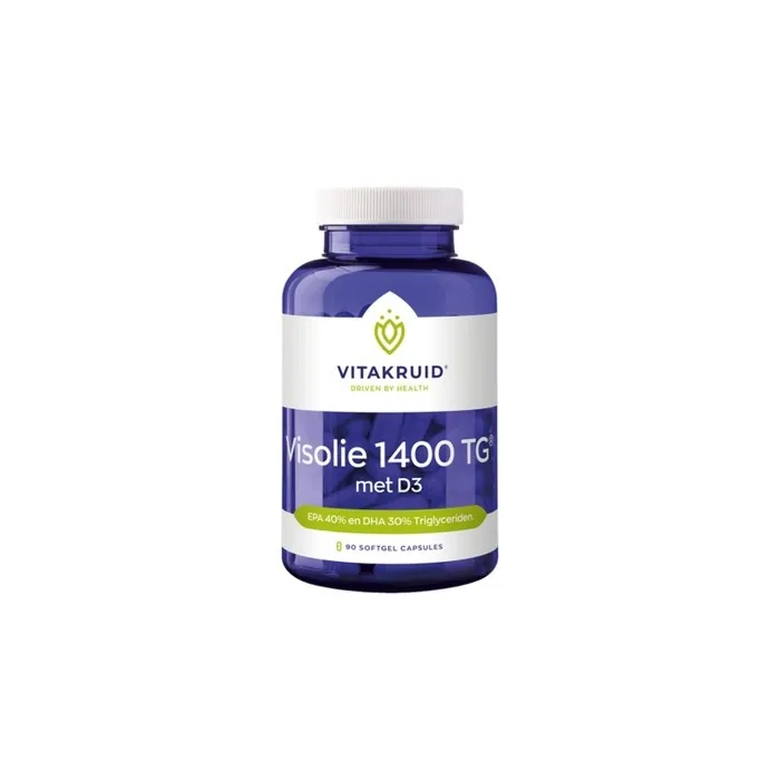 Fish Oil 1400 with D3 Triglycerides EPA 40% DHA 30