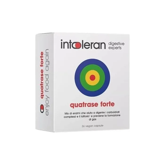 Intoleran Quatrase Forte Dietary Supplement 36 Capsules